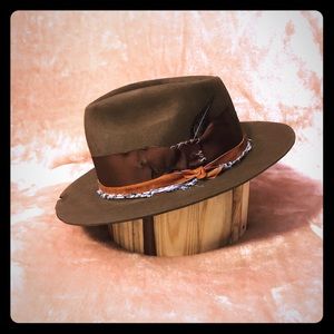 Custom made 100% beaver fedora